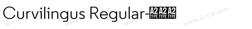 Curvilingus Regular字体转换